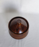 قندان سفالی مدل دیگچه طرح چوب