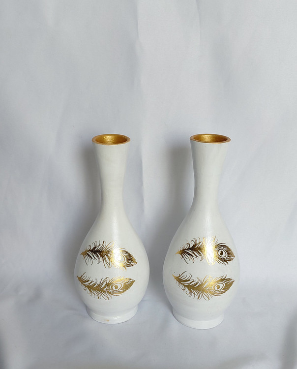 گلدان بولینگی ترنسفر طلاکوب