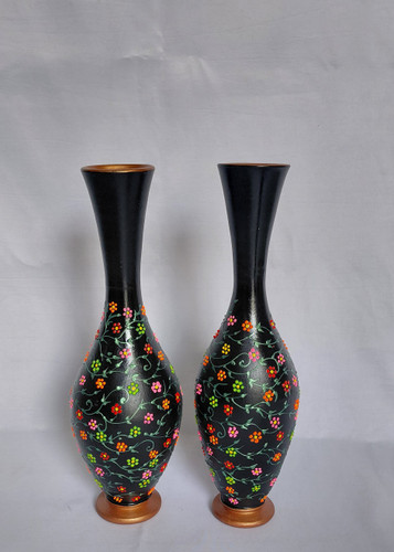 ۲ عدد گلدان بولینگی طرح باغ بهشت