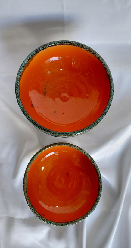 میوه خوری مینا کاری ۲ تایی
