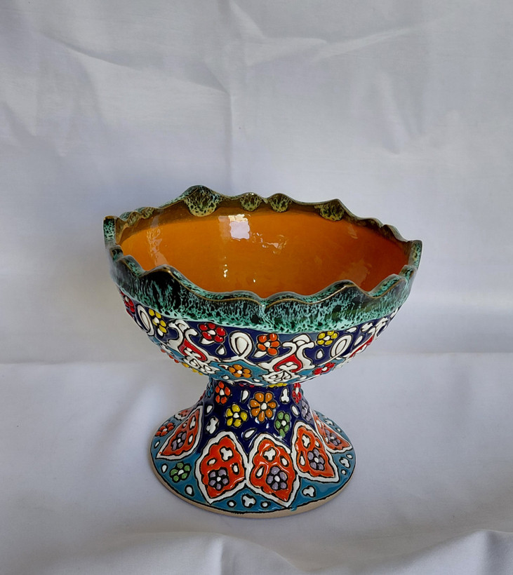شکلات خوری میناکاری لبه اشکی