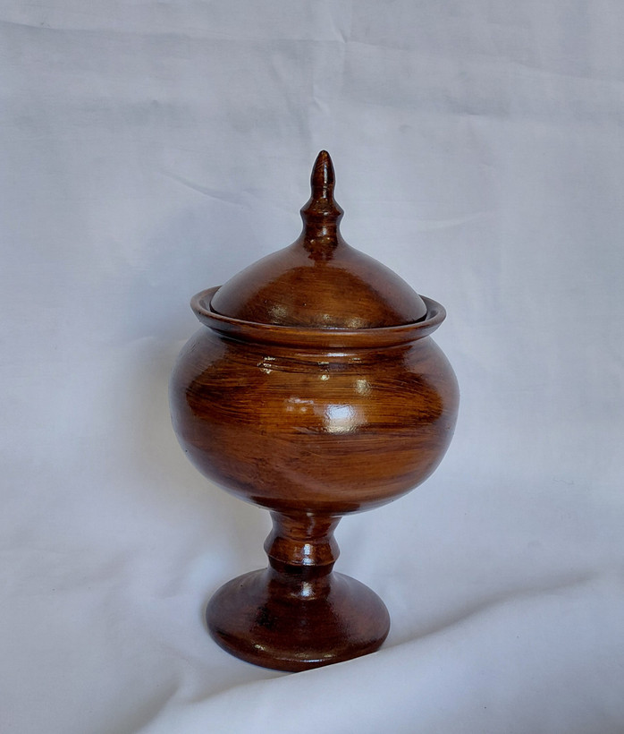 شکلات خوری پایه دار طرح چوب