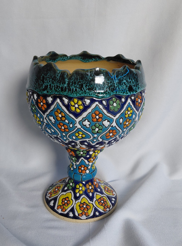 شکلات خوری پایه دار لبه اشکی