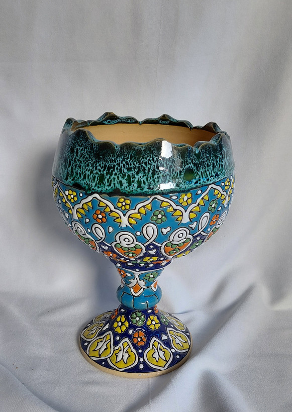شکلات خوری پایه دار لبه اشکی