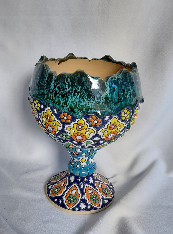 شکلات خوری پایه دار لبه اشکی