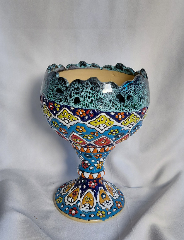 شکلات خوری پایه دار لبه اشکی