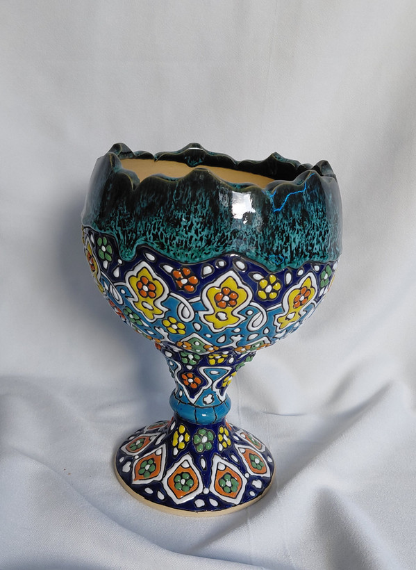 شکلات خوری پایه دار لبه اشکی