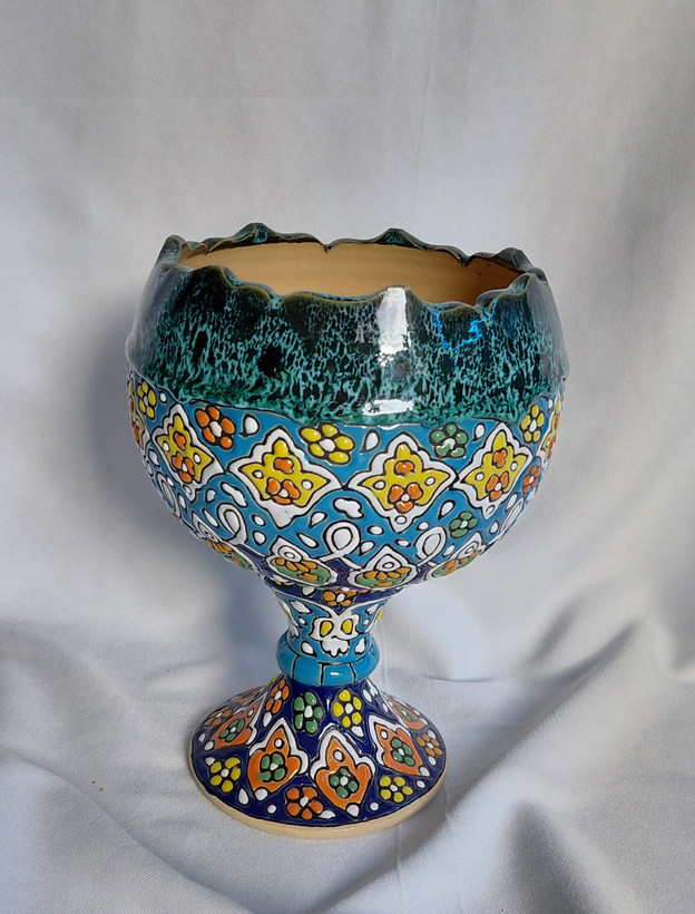 شکلات خوری پایه دار لبه اشکی