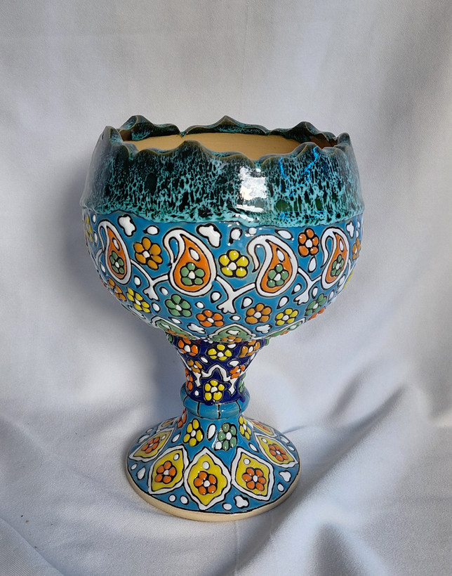 شکلات خوری پایه دار لبه اشکی