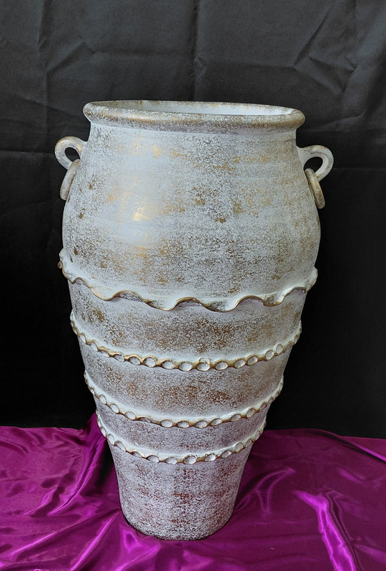 گلدان پتینه ۷۰ سانتی سفالی