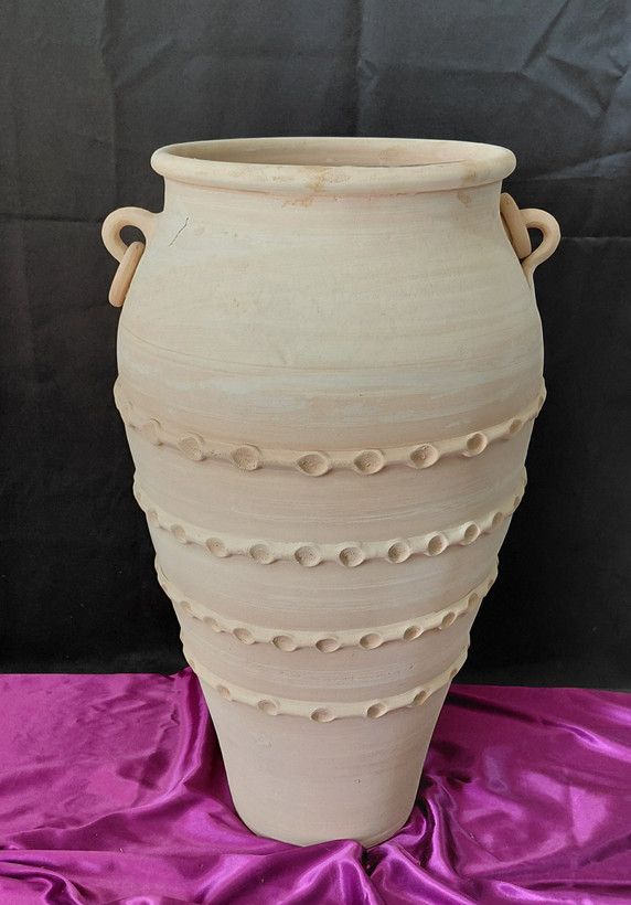گلدان سفالی خام ۷۰ سانتی