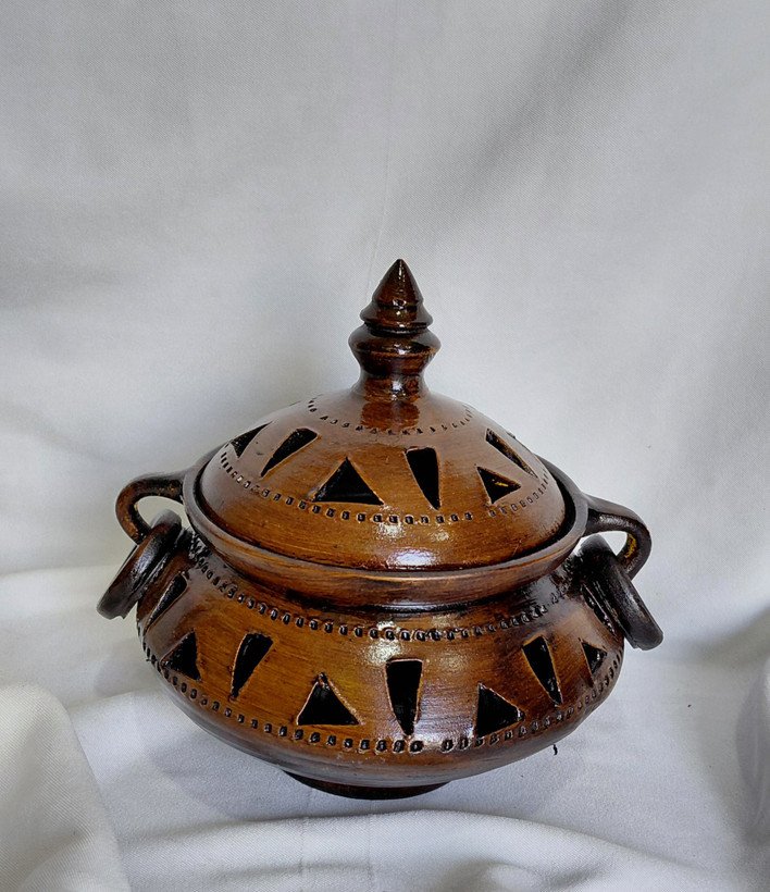 شکلات خوری مشبک حلقه دار طرح چوب