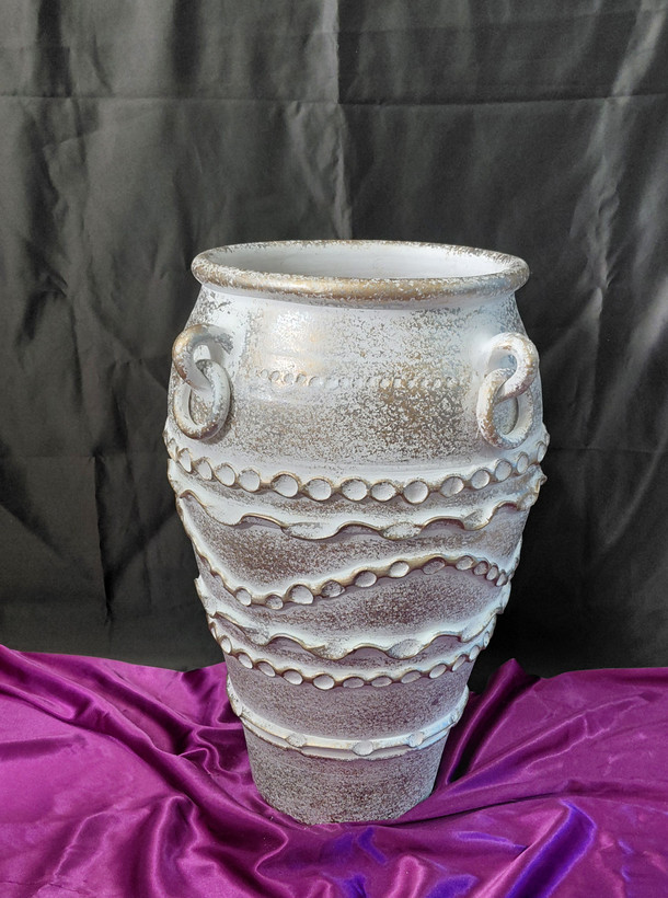گلدان پتینه ۵۰ سانتی سفالی