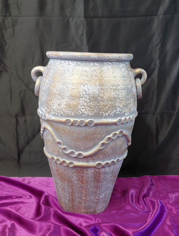 گلدان پتینه ۵۰ سانتی سفالی