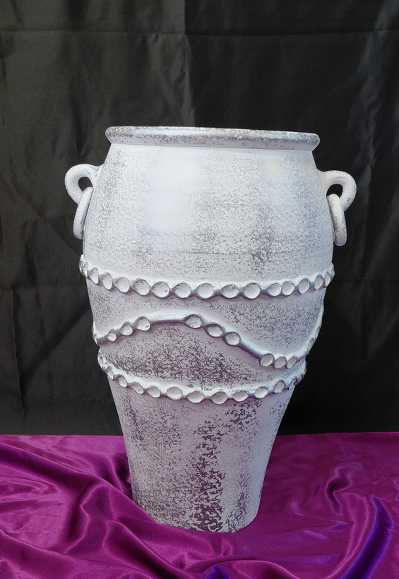 گلدان پتینه ۵۰ سانتی سفالی