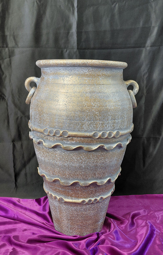 گلدان پتینه سفالی ۶۰ سانتی