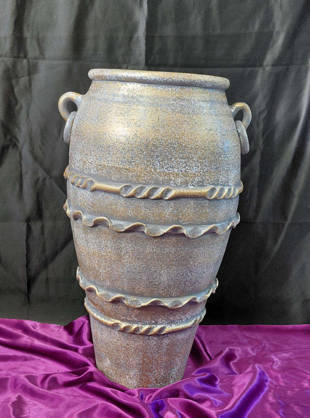 گلدان پتینه سفالی ۶۰ سانتی