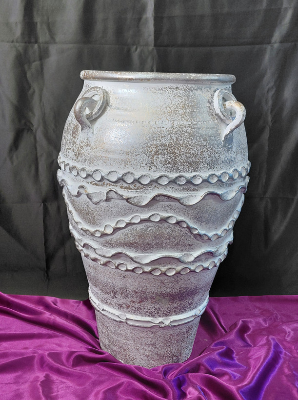 گلدان پتینه سفالی ۶۰ سانتی