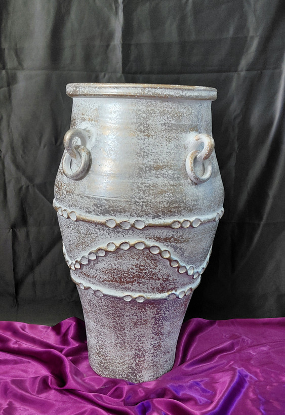 گلدان پتینه سفالی ۶۰ سانتی
