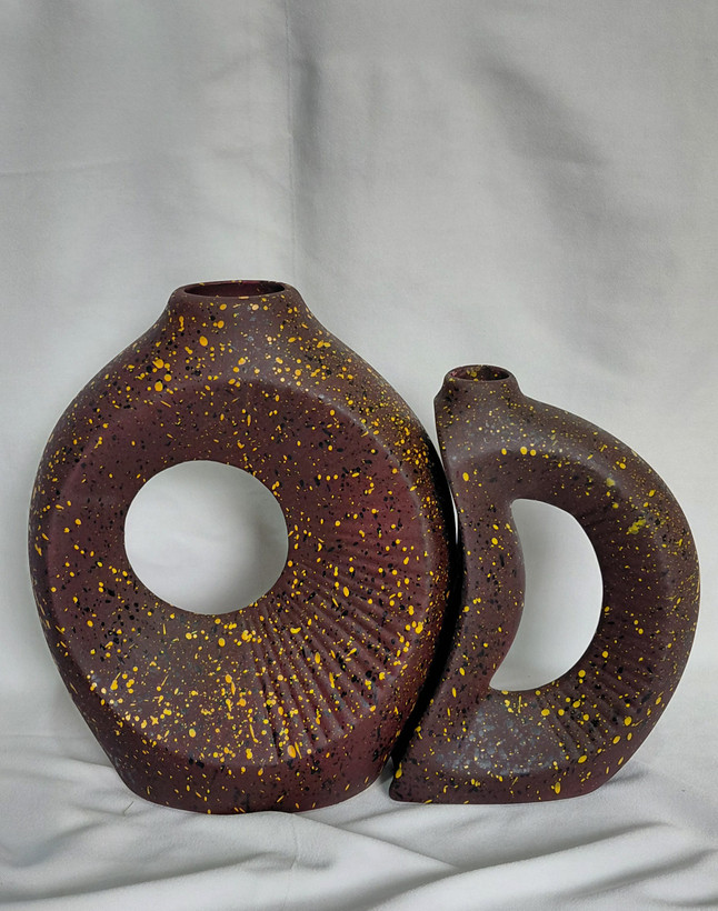 گلدان سرامیکی۲ تایی