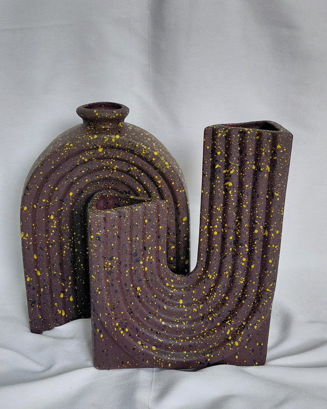 گلدان سرامیکی۲ تایی