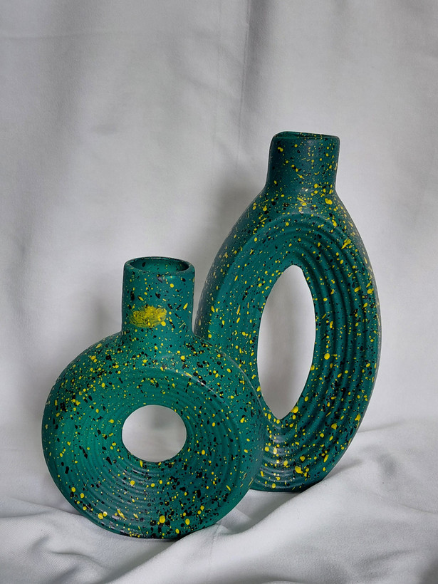 گلدان سرامیکی۲ تایی