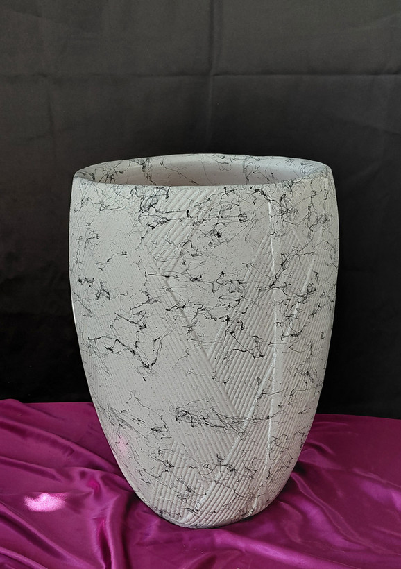 گلدان سفالی مناسب برای گل طبیعی