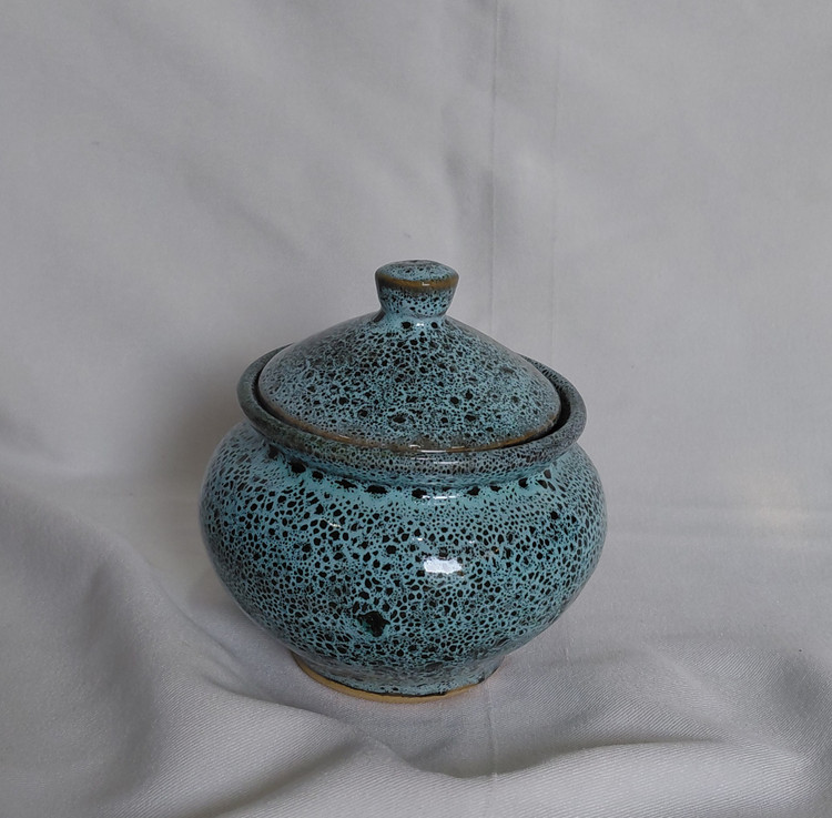 قندان سفالی طرح اشکی