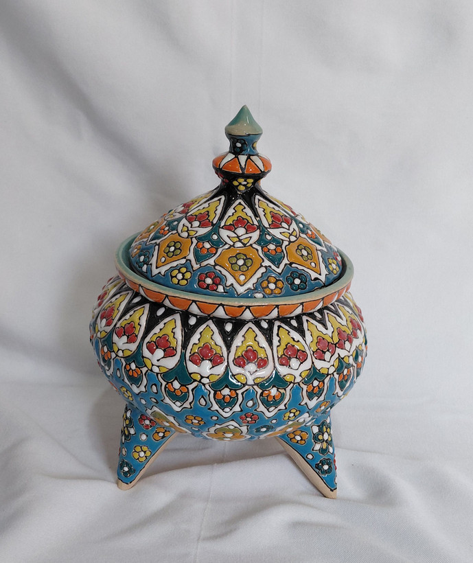 شکلات و آجیل خوری میناکاری
