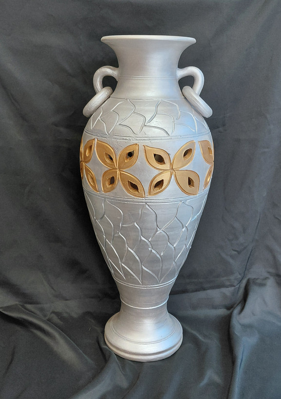 گلدان سفالی تزئینی
