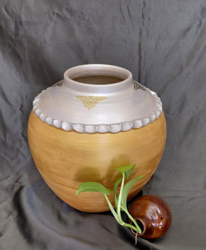 گلدان سفالی تزئینی