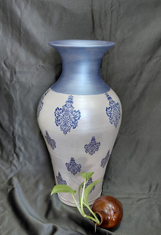گلدان سفالی تزئینی